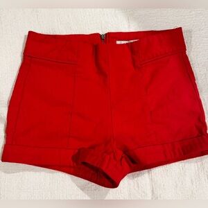 Papaya Red Women's Shorts